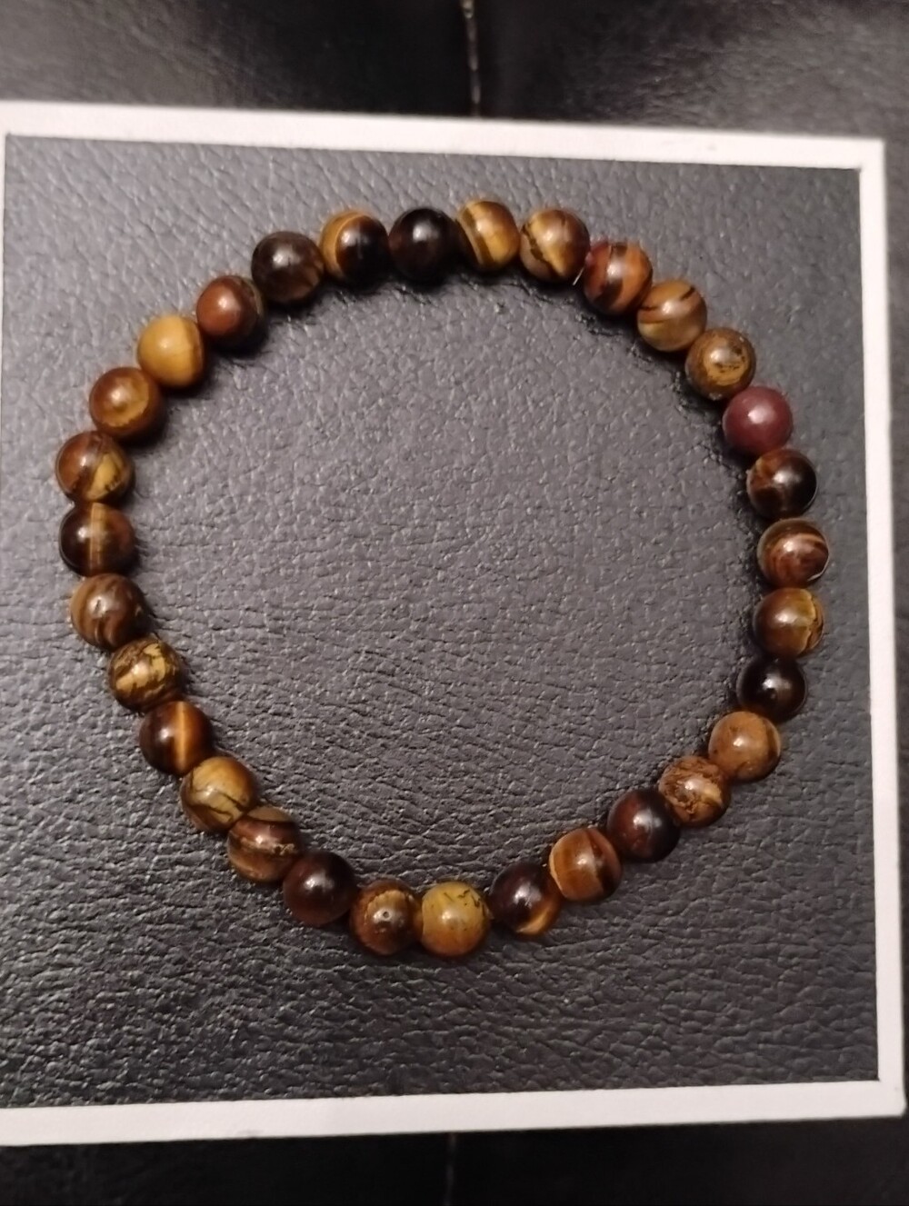 Tiger's Eye Beaded Bracelet Handcrafted NEW